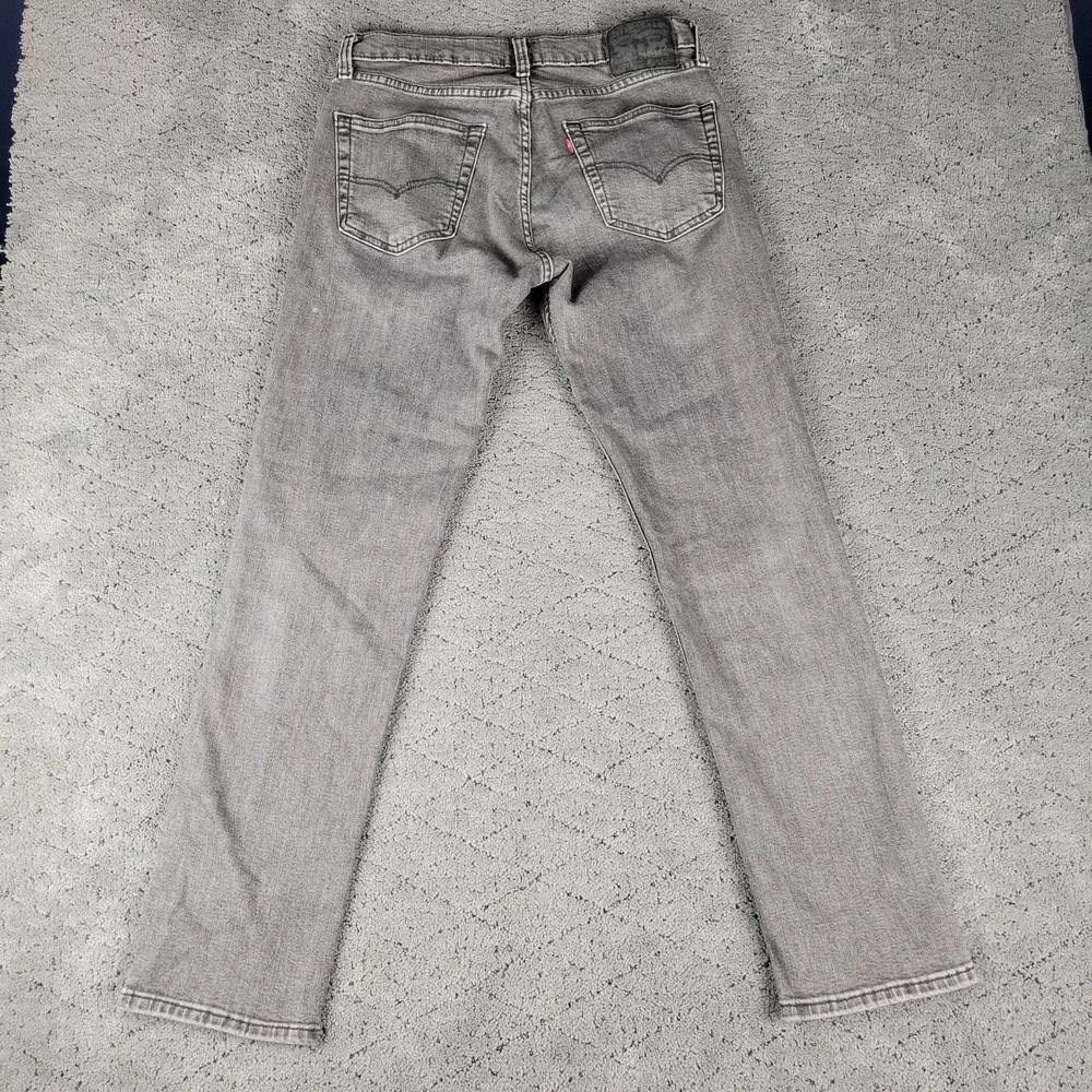 Levis 511 Jeans Mens 31x32 Gray Slim Fit Straight Leg Stretch Denim Medium Wash